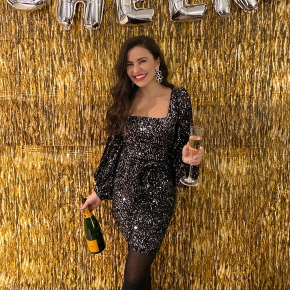 Zara Dresses & Skirts - Zara Sequin Dress XS